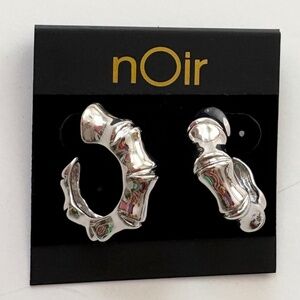 Noir NYC bamboo taper earrings
